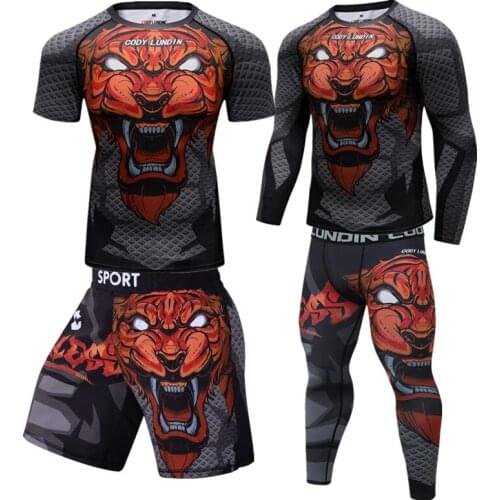 Compression Suits For Boxing, 3D Printing, Body Armor, Jiu-Jitsu, Bjj, Taekwondo, T-Shirt, , MMA, Fighting, Fitness, Sports