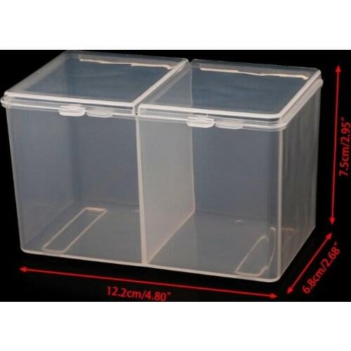 YYSD Remover Paper Makeup Cotton Pad Storage Box Rhinestone Nail Art Tools Container