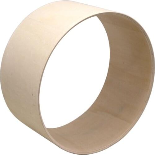 22"*18" poplar wood drum body drum shell the diameter is 22 inch the depth is 18 inch with 45 degree bearing edge