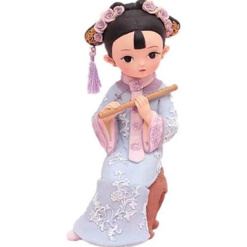 Creative Gifts Palace Style Girl Ornaments Retro Decoration Birthday Present for Girls Fashion Tabletop Doll 4-6y Kids Toys