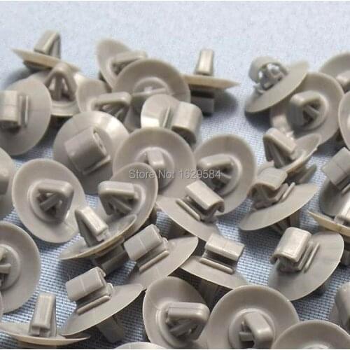 SET OF 50 PCS EXTERIOR SIDE MOULDING DOOR TRIM PLASTIC CLIPS FOR VAUXHALL VIVARO