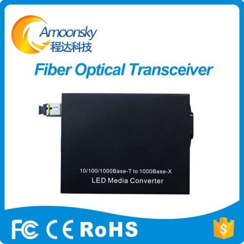 Hot sell optical fiber converter mc801 multi-mode fiber for full color led display