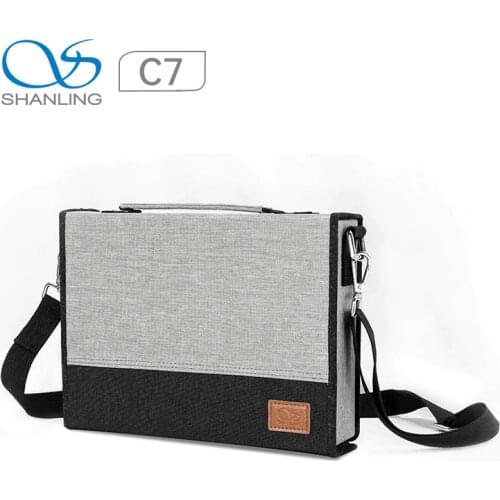Shanling C7 Portable Headphone Leather Storage Box Headset Package For HiFi Player /Earphone /Cable