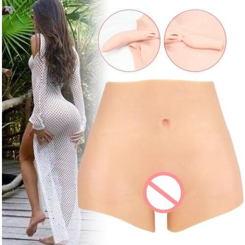 Silicone Realistic Vagina Panties Lift Hip Underwear Crossdresser Shemale Transgender Drag Queen Male to Female Artificial Sex