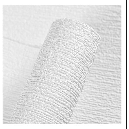 Wellyu Diatom mud pure pigment color 3D three-dimensional wallpaper stripes womens white Nordic clothing store grainy wallpaper