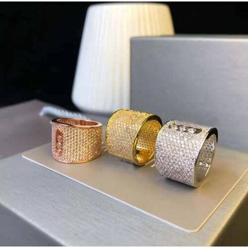 Hot Brand Pure 925 Sterling Silver Jewelry For Women 925 Silver Rings Wedding Ring Wedding Engagement Silver Rings