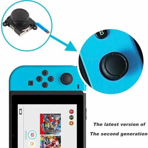 3D Analog Joystick Thumb Stick Replacement For Switch Controller Sensor Module Potentiometer Repair Tool Easy To Fit And Remove