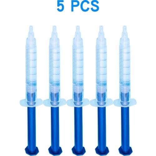 5 pcs Teeth Whitening gels wholesale 44% Peroxide Dental Bleaching System Oral Gel Kit Tooth Whitener Dental Equipment