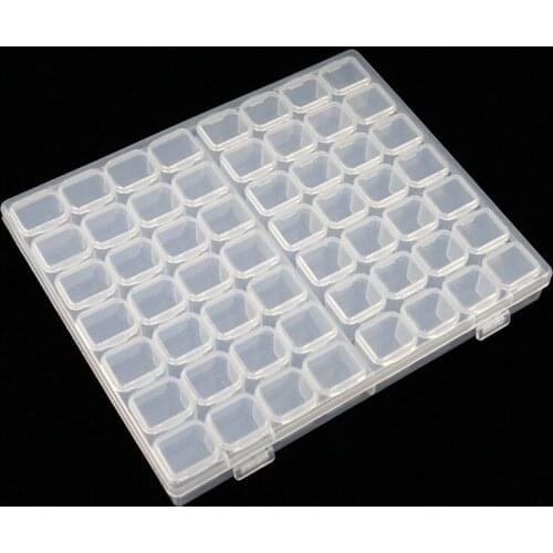 56 Lattices Dismountable Diamond Embroidery Accessories Diamond Painting Boxes Cross Stitch Cases Storage Organizer Home Storage