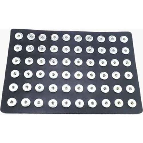 Pu Leather Display Doard Component Fit 18mm Snap Button For Bracelet Necklace Interchangeable Jewelry Women Accessorie Findings