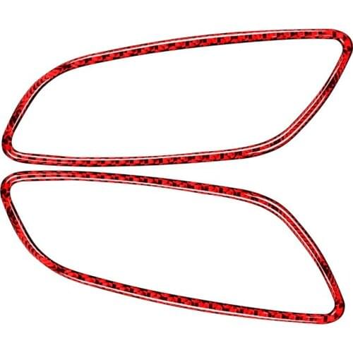 AU05 -Car Door Handle Cover Frame Trim Carbon Fiber Decorative Sticker for TT 8N 8J MK123 TTRS 2008-2014