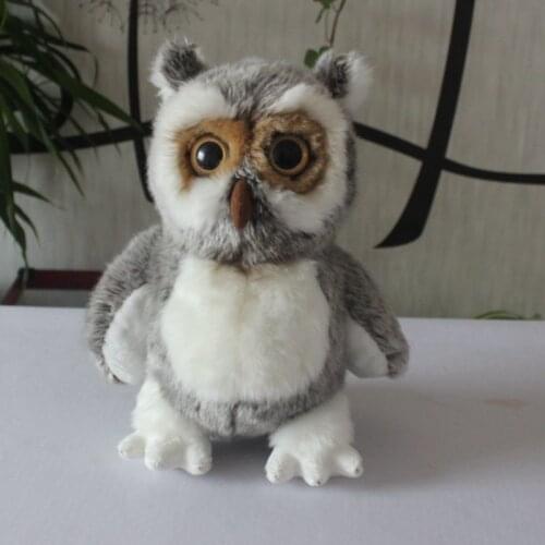 Large dolls Toy Real life Plush big eyes Owl Doll Stuffed Animal Toys Soft holiday Gifts Pillow Decoration