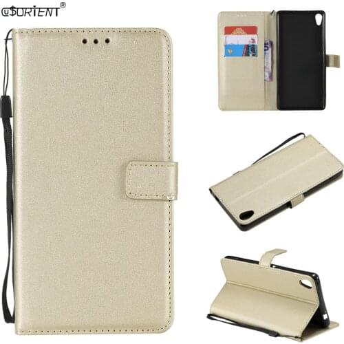 Flip Wallet Case For Sony Xperia C6 XA Ultra Leather Bumper Cover F3212 F3211 F3213 F3215 F3216 Shockproof Card Slot Phone Bags