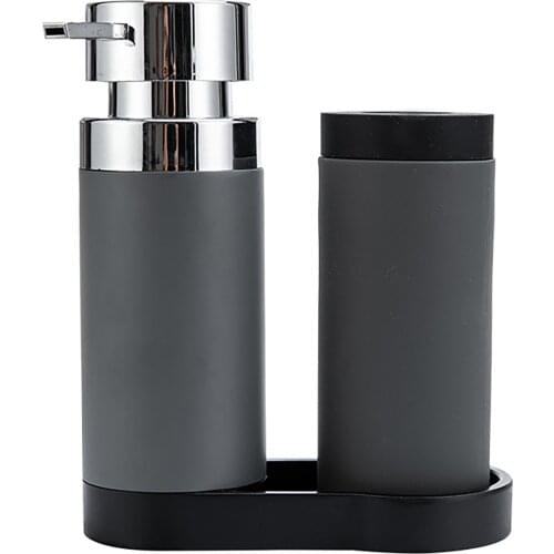 Dish Washing Liquid Dispenser Silicone Bottle Squeeze Detergent Storage Container for Bathroom