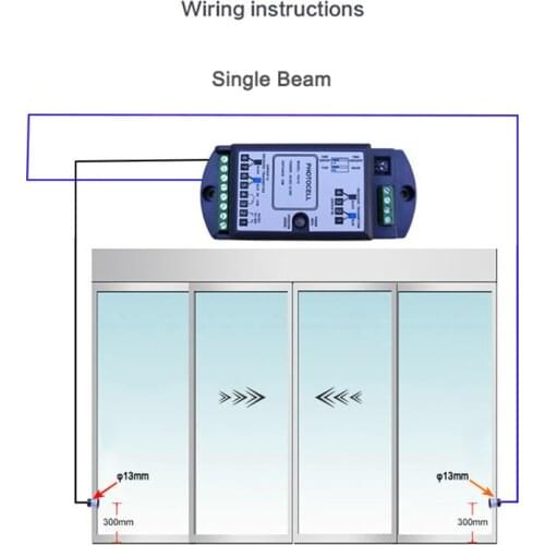 High Pulse Emissuion Quality Photocell For Automatic Door Infared Sensor