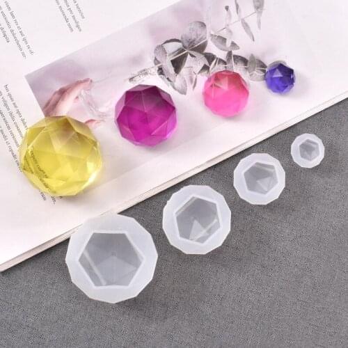 Crystal Epoxy Resin Mold Diamond Pendant Casting Mould Handmade DIY Crafts Ornaments Making Tools