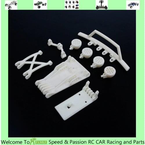 High Strength Nylon and Plastic Front Bumper Set Fit for 1/5 HPI ROFUN ROVAN KM BAJA 5T RC CAR PARTS