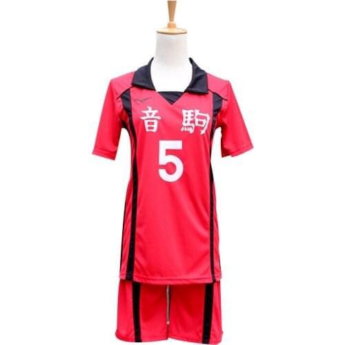 Haikyuu NEKOMA High School Volley Kuroo Tetsurou kozumekenma Cosplay Costume Full Set 2 in 1 t-shirt+shorts