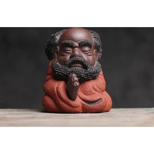 LUWU ceramic teapets dharma tea play handmade chinese tea set decoration