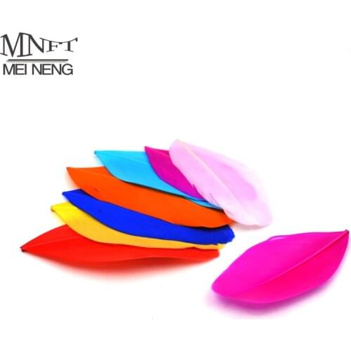 MNFT 100Pcs 4-8cm Assorted Colors Pheasant Plumage Feathers Fly Tying Material Fly Fishing Tails Wings Plumages