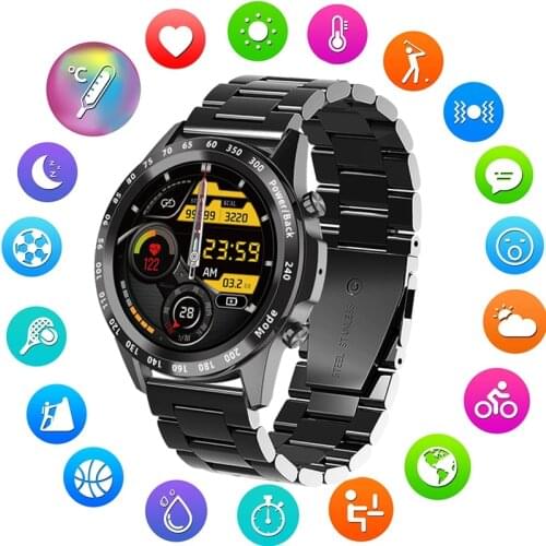 2021 New Smart Watch Men Heart Rate Blood Pressure Smart Clock Exercise Fitness Tracker Dial Call Smartwatch For Android Ios
