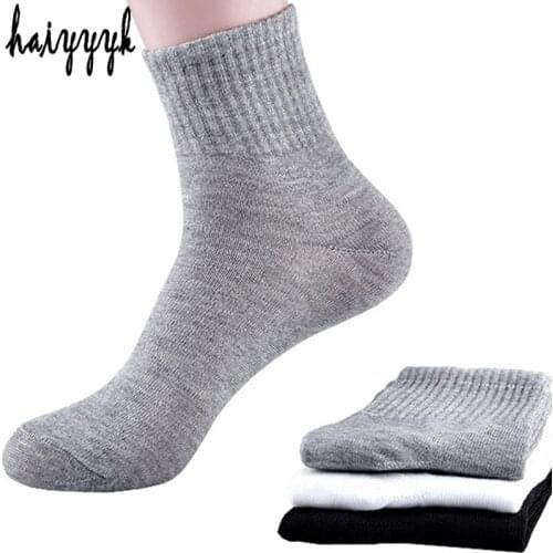 10Pairs Business Men Socks Harajuku Vertical Stripes Hombre Plain Classic Sock Men Breathable Solid Cotton Socks Size EUR 38-43