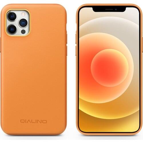 New Real Cowhide Leather Back Cover For iPhone 12 Pro Max 12 Mini Business Stylish Pocket Protection Phone Case For Women Gift