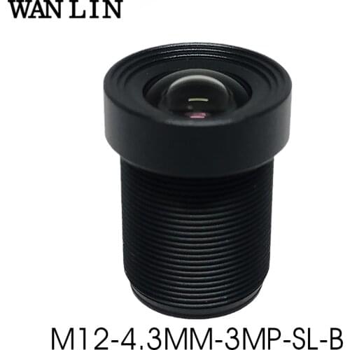 Starlight Lens 4mm CCTV Lens AHD IP Cameras Lens 3.0Megapixel F1.5 M12 For HD CCTV Surveillance Camera SONY IMX290/291/307/327