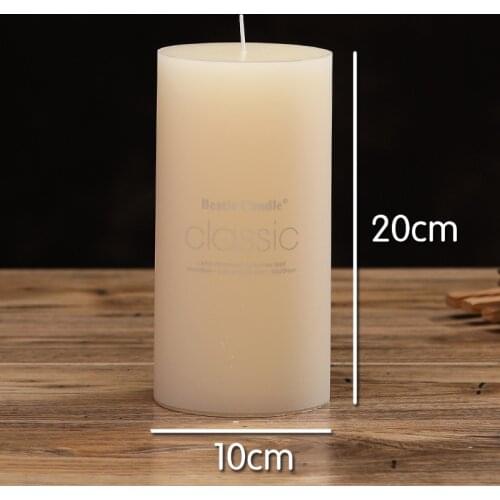 10cm Big Classic Candle Home Decor Birthday Decoration Smokeless Candle Wedding Decoration Photography Incense Stand Accessories