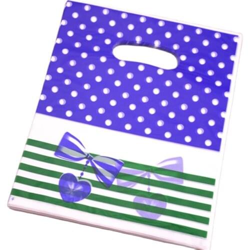 Blue Wedding Favors And Gifts Candy Packaging New Year Plastic Gift Bags New Design Wholesale 100pcs/lot 20*25cm