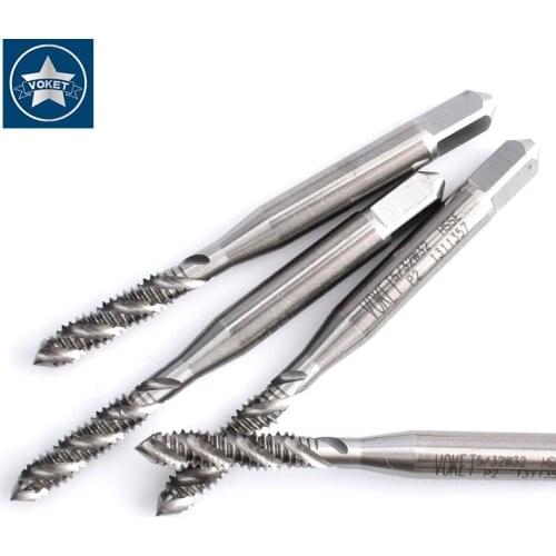 10PCS HSSE Inch Spiral Fluted tap BSW W 1/8-40 5/32-32 3/16-24 7/32-24 1/4-20 5/16-18 3/8-16 7/16-14 1/2-12 Screw Thread taps
