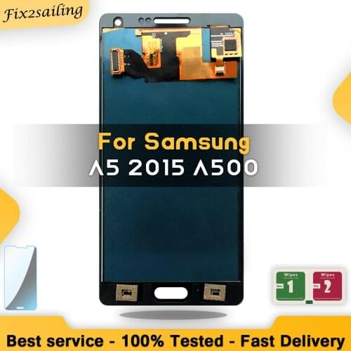 Super LCD Display For Samsung Galaxy A5 2015 A500 A500F A500FU A500H LCD Screen Replacement Digitizer Assembly Tested with gift