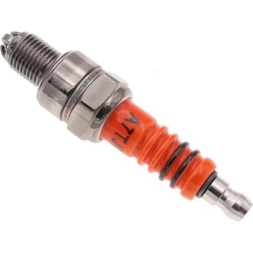 3 Electrode A7TC A7TJC Spark Plug for GY6 50cc 70cc 90cc 110cc 125cc Moped Scooter Dirt Pit Bike