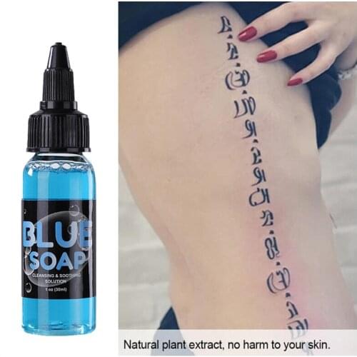 30ml Tattoo Cleaning Soothing Liquid Soap High Enrichment Body Aftercare Solution Process Tattoo Supplies Accessories 1 Bottle