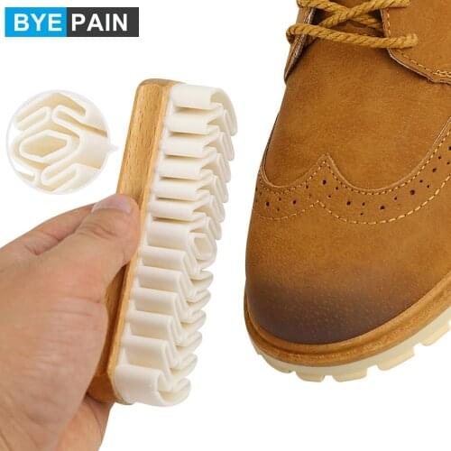 1Pcs Cleaning Scrubber Brush Leather Brush for Suede Nubuck Material Shoes/Boots/Bags Scrubber Cleaner