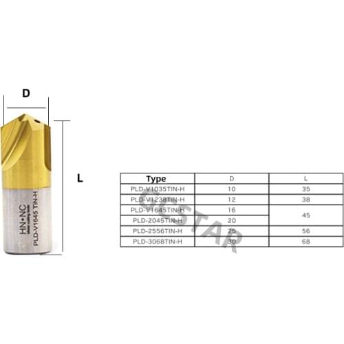 1pcs VMD Drilling Bit PLD 1035 1238 1645 2045 2556 Center Drill Bits