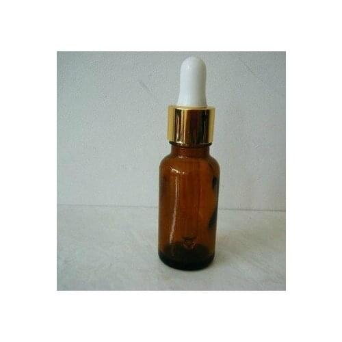 10ml brown/green/blue bottle with gold electronic aluminum cap+sinicon/glass dropper ,for cosmeticl packaging