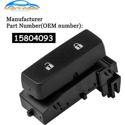 15804093 88 XR657 For Chevrolet Silverado GMC Sierra Driver Side Front Left Power Door Lock Switch Car