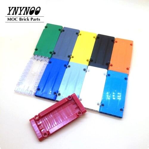 8Pcs/lot Higth-Tech Flat Panel Plate 1x5x11 Technology Mechanical Building Blocks Bricks Parts Assembles Educational Creative To