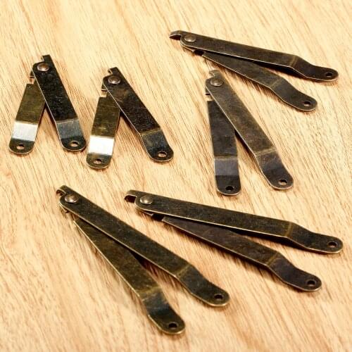 2Pcs Antique Bronze Lid Support Hinges Stay For Box Display Cabinet Door Kitchen Cupboard Hinges Lid Stays Furniture Hardware