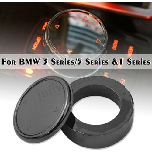 Big Multi Media Knob Cover Trim Black Button For BMW F10 F20 F30 iDrive Fits NBT Controller Only 1Big Multi Media Knob Cover