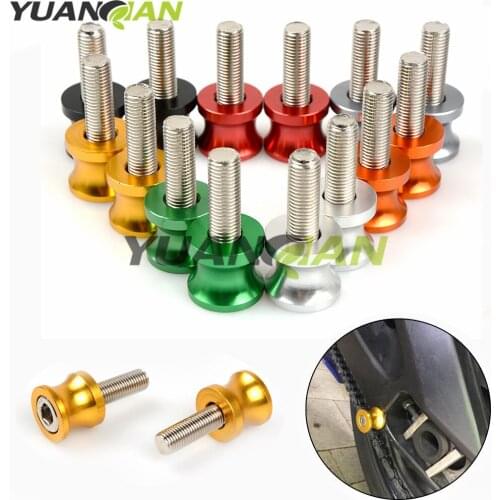 For Yamaha MT09 MT 09 2014 2015 2016 2017 CNC Motorcycle stand screws Swingarm Slider Spools High Quality