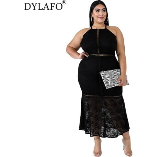DYLAFO Plus Size Summer Dresses