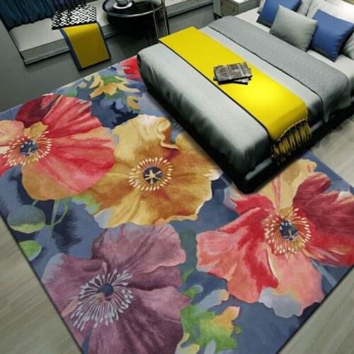 European Floral 100% Wool carpet for Living Room Hallway Aisle Corridor Large Mat Rugs Decoration Floor rugs Custom made