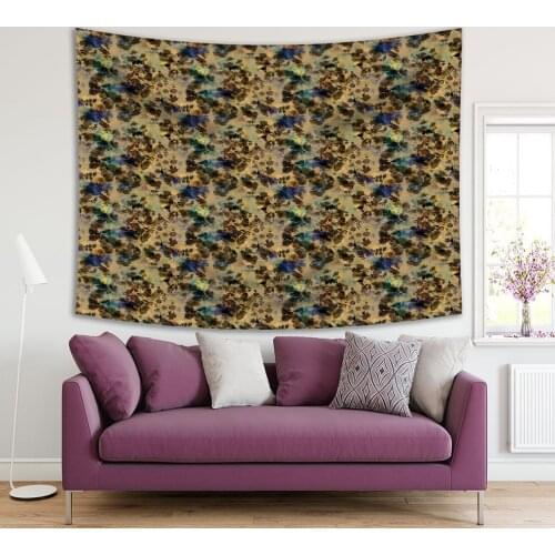 Tapestry Fallen Leaves Autumn Nature Abstract Pattern Silhouette Shadow Creative Artwork Printed