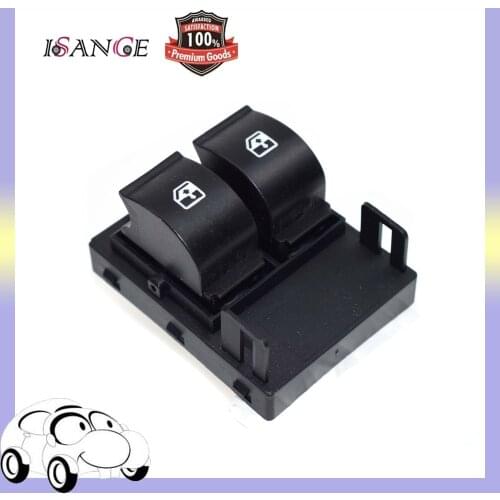 ISANCE Door Power Window Switch For Fiat Doblo Qubo Fiorino / Peugeot Bipper 08-14 / Citroen Nemo / Vauxhall / Combo mk3 10-14