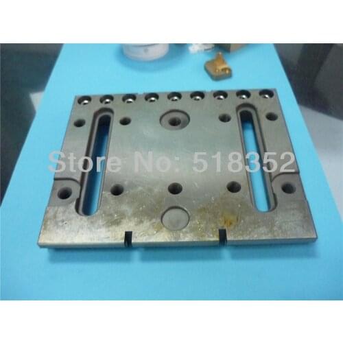Jig Tools SUS Type 2 for EDM Wire Cutting Machine Tools W150mmx L120*T15+5mm edm stainless jig tools, edm ternary fixture,Clamp