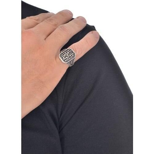LABALABA Silver Rings For Men