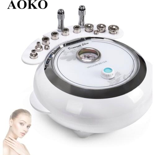AOKO 3 in 1 Multifunction Diamond Microdermabrasion Dermabrasion Machine Vacuum Suction Skin Exfoliating Acne Blackhead Removal