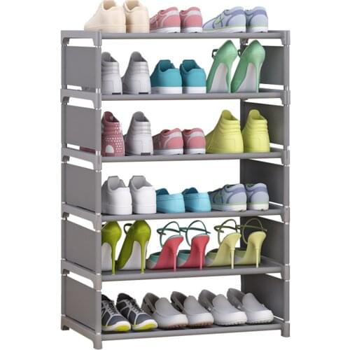 Multilayer Shoe Rack Easy to Assemble Shoes Organizer Holder Saving Space Entryway Dustproof Closet Home Dorm Shoe Cabinet